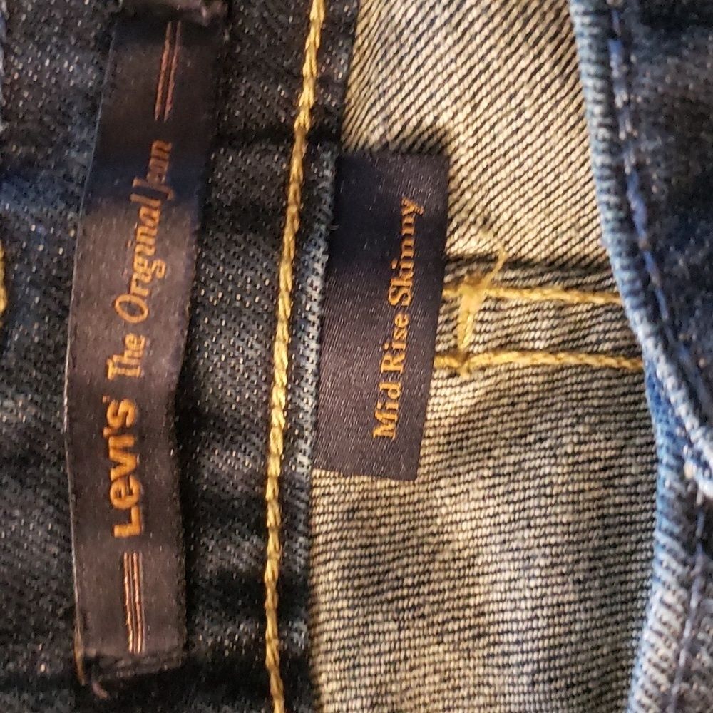 Levi's The Orginal Jean Mid-rise Skinny - Picture 7 of 8